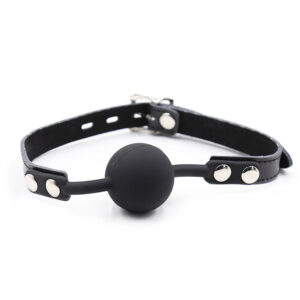 Ohmama Fetish-Ball Gag aus Silikon mit Lederimitation · Sextoys (Bild 8)