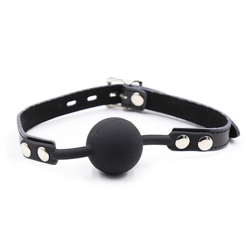 Ohmama Fetish-Ball Gag aus Silikon mit Lederimitation · Sextoys (Bild 8)