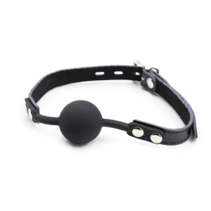 Ohmama Fetish-Ball Gag aus Silikon mit Lederimitation · Sextoys (Bild 7)