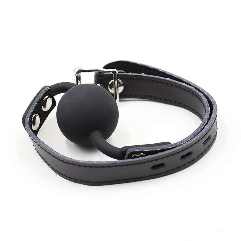 Ohmama Fetish-Ball Gag aus Silikon mit Lederimitation · Sextoys (Bild 2)