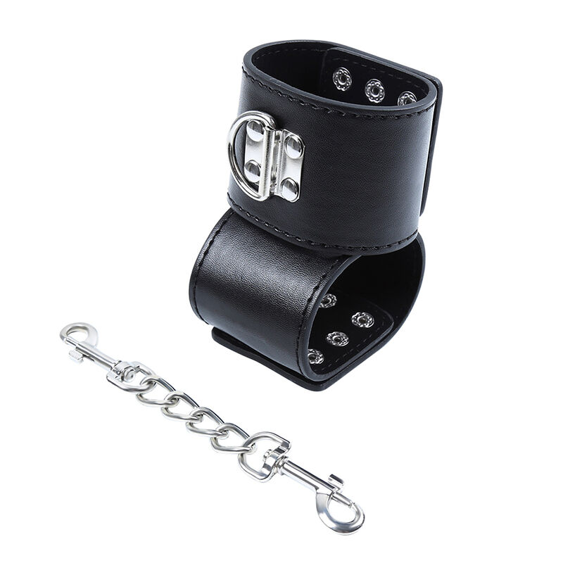 Ohmama Fetish-Handschellen für Handgelenk mit Schnappverschluss, Metall · Sextoys (Bild 4)