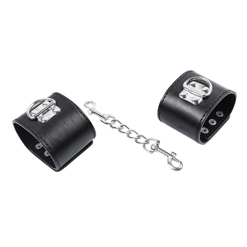 Ohmama Fetish-Handschellen für Handgelenk mit Schnappverschluss, Metall · Sextoys (Bild 6)