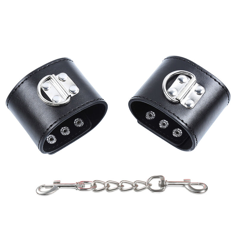 Ohmama Fetish-Handschellen für Handgelenk mit Schnappverschluss, Metall · Sextoys (Bild 7)