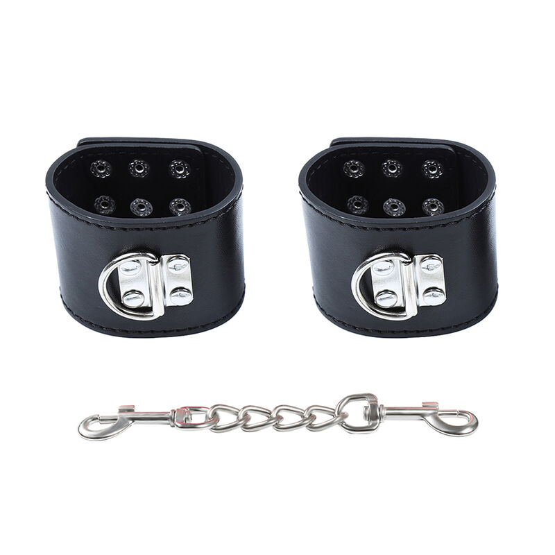 Ohmama Fetish-Handschellen für Handgelenk mit Schnappverschluss, Metall · Sextoys (Bild 8)