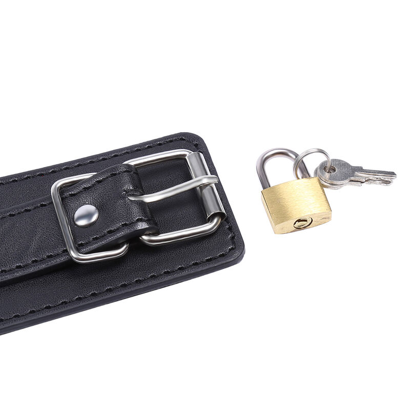 Ohmama Fetish-Handschellen für Handgelenke mit O-Ring und Metallblock · Sextoys (Bild 6)