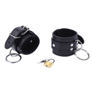 Ohmama Fetish-Handschellen für Handgelenke mit O-Ring und Metallblock · Sextoys (Bild 9)