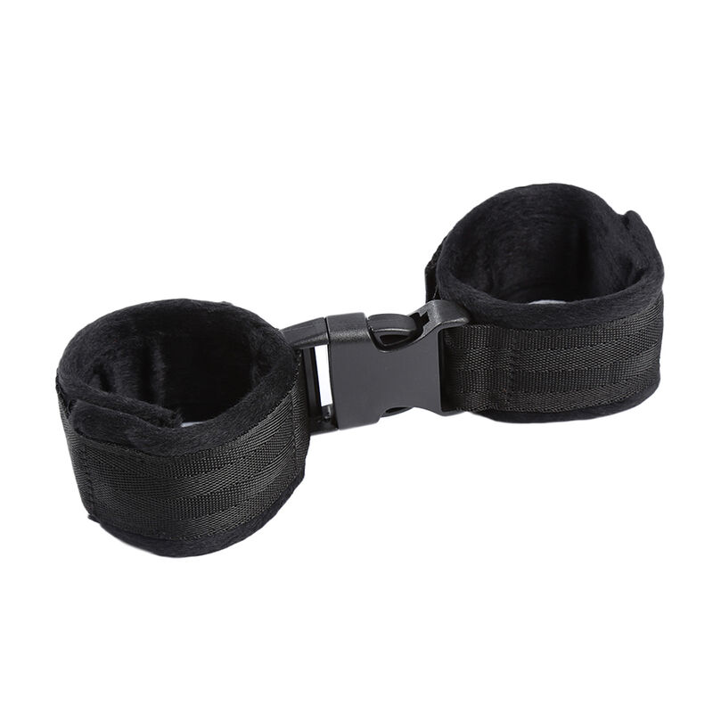 Ohmama Fetish-Handschellen in Nylon für Handgelenke mit Klettverschluss · Sextoys
