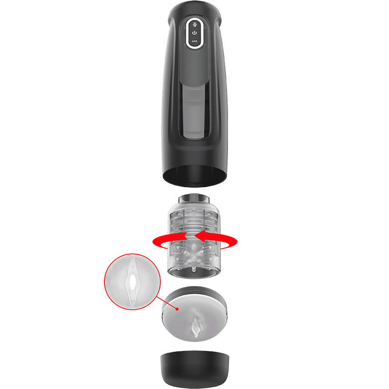 Jamyjob-Tornado 360 Rotate Tech Stroker-Wiederaufladbar, USB · Sextoys (Bild 7)