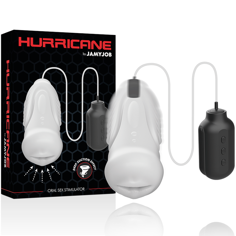 Jamyjob-Hurricane Stimulator Oral mit Suction-TPE, 7 Geschwindigkeiten · Sextoys (Bild 2)