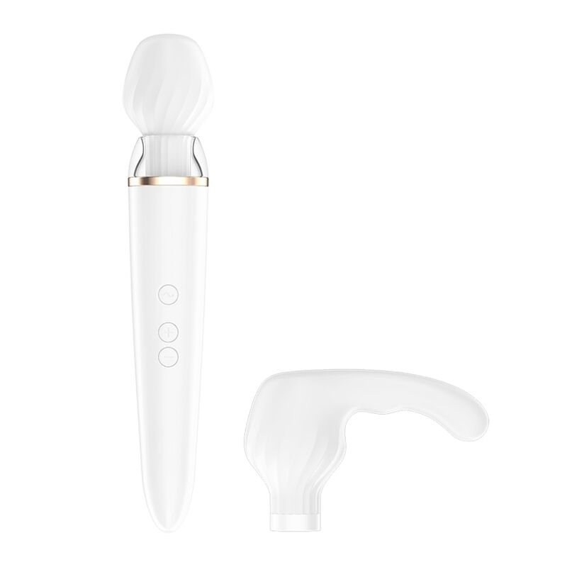Satisfyer Wand-Double Wand-er White-Silikon App, 12 Geschwindigkeiten · Vibratoren (Bild 5)