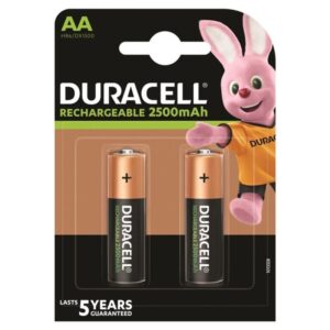 Duracell-HR6 Aa Wiederaufladbar 2500mAh, Set 2 Stk.-Wiederaufladbar · Batterien & Zubehör