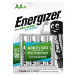 Energizer-Batterien extrem wiederaufladbar HR6 Aa 2300mAh 4 Einheiten · Batterien & Zubehör