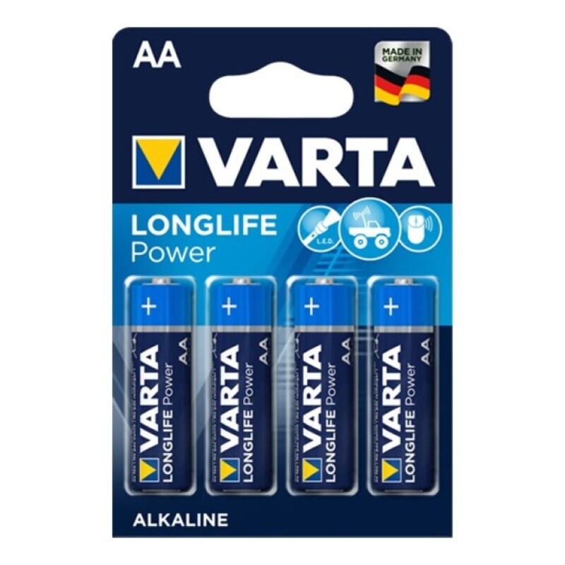 Varta-Longlife Power Alkaline-Batterien AA LR6, Set 4 Stk.