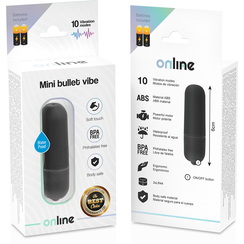 Online-Mini Bullet Vibe ABS 10 Geschwindigkeiten, Wasserdicht · Vibratoren (Bild 10)