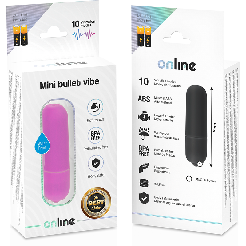 Online-Mini Bullet Vibe ABS 10 Geschwindigkeiten, Wasserdicht · Vibratoren (Bild 7)