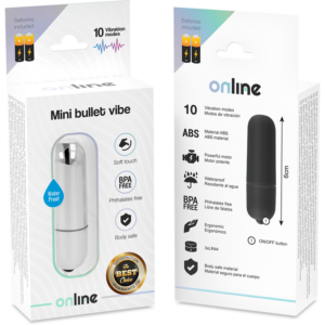 Online-Mini Bullet Vibe ABS 10 Geschwindigkeiten, Wasserdicht · Vibratoren (Bild 15)