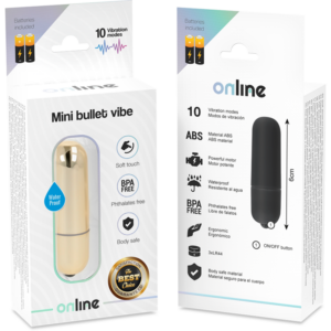 Online-Mini Bullet Vibe ABS 10 Geschwindigkeiten, Wasserdicht · Vibratoren (Bild 18)