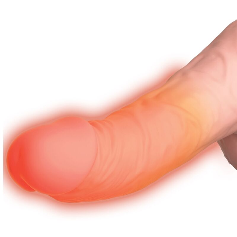 King Cock-Mehr Triple Threat Light Skin Tone-TPE, 7 Geschwindigkeiten · Vibratoren (Bild 8)