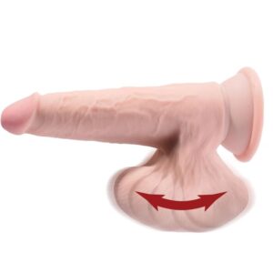 King Cock-Plus 3D Dildo mit schwingenden Hoden 15.2 cm Ten · Strap-on & Harness (Bild 3)
