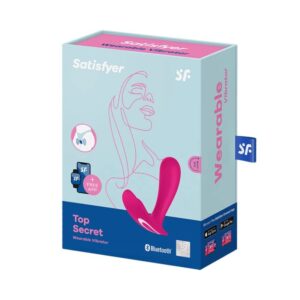 Satisfyer Vibrator-Top Geheimnis Vibrator Rosa-Silikon, Wiederaufladbar · Vibratoren (Bild 4)