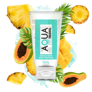 Aqua Travel-Gleitgel auf Wasserbasis Aroma von tropischen Früchten · Kosmetika & Aphrodisiaka