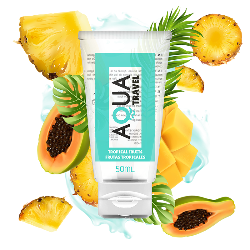 Aqua Travel-Gleitgel auf Wasserbasis Aroma Tropische Früchte