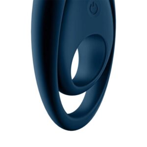 Satisfyer Ring-Glorious Duo Ring Vibrator Blau-Silikon, 12 · Sextoys (Bild 2)