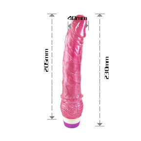 Baile Vibrators-Vibrator Realistisch Rot 23 Cm · Vibratoren (Bild 2)