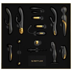 High Tech-Queens Luxury Collection Kit Deluxe Schwarz · Vibratoren