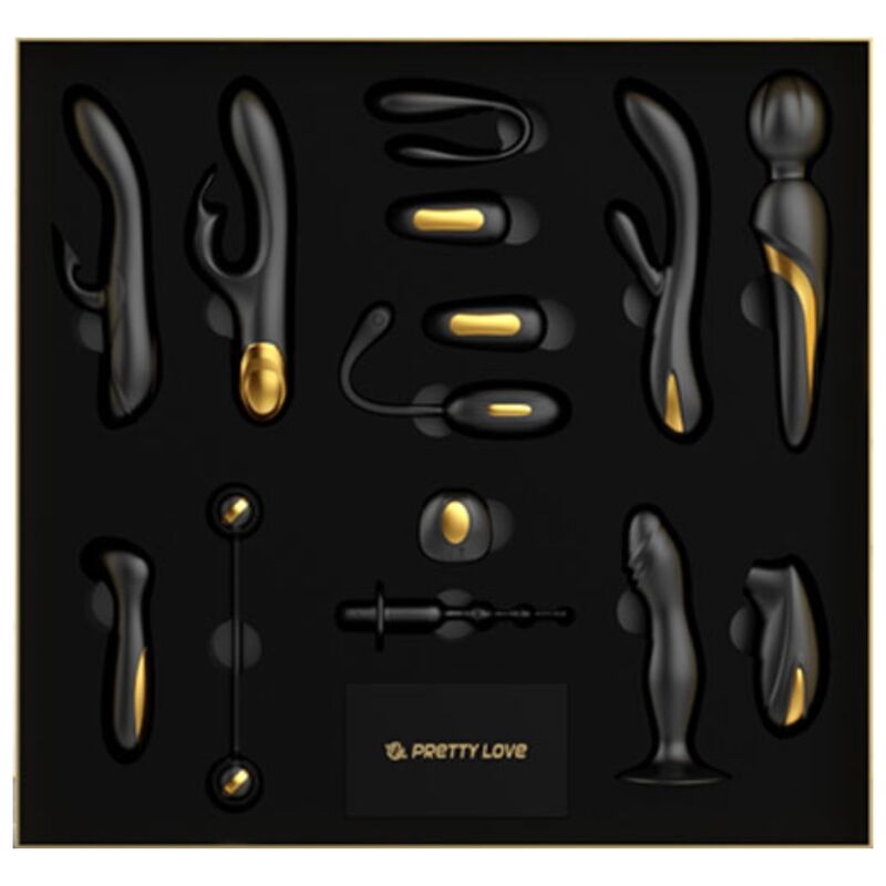 High Tech-Queens Luxury Collection Kit Deluxe Schwarz · Vibratoren