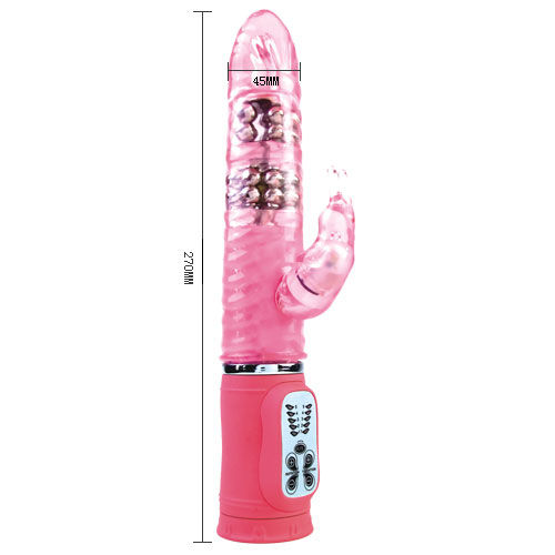 Baile Rotations-Cute Passion Bunny Rampante 10F 27 cm-Silikon · Vibratoren (Bild 3)