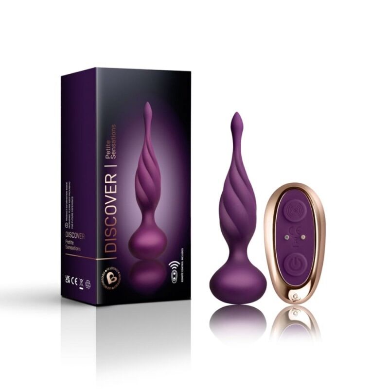 Rocks-Off-Discover Stimulator anal – Flieder-Silikon, 10 Geschwindigkeiten · Vibratoren (Bild 2)