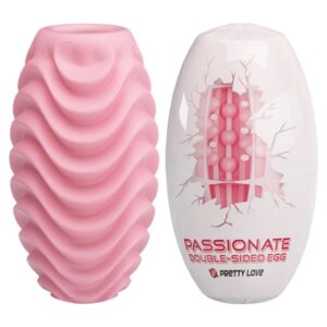 Bodies & Masturbators-Egg Masturbator Doppelfront Rosa-TPR · Sextoys