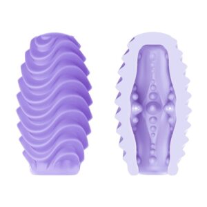 Bodies & Masturbators-Egg Masturbator Flieder Zweiface-TPR · Sextoys (Bild 2)