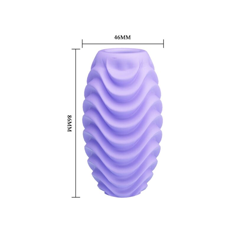 Bodies & Masturbators-Egg Masturbator Flieder Zweiface-TPR · Sextoys (Bild 4)