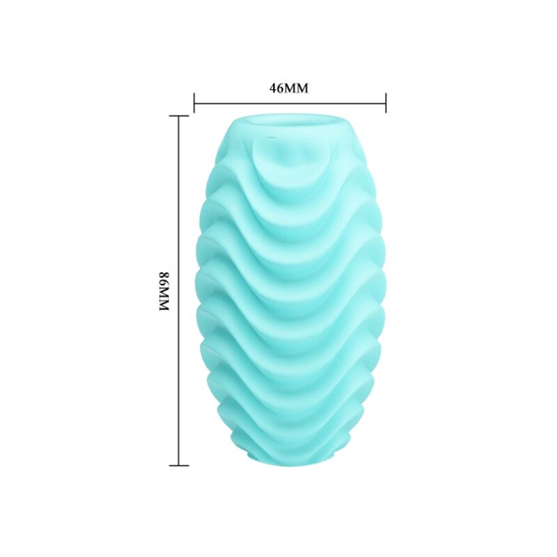 Bodies & Masturbators-Masturbator-Eier Doppel Türkis-Waterproof · Sextoys (Bild 2)