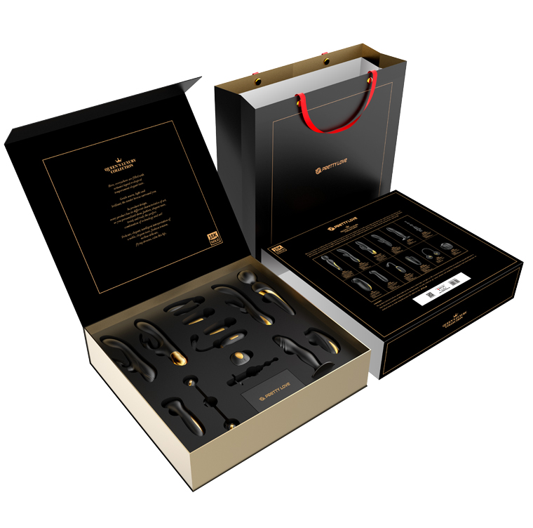 High Tech-Queens Luxury Collection Kit Deluxe Schwarz · Vibratoren (Bild 5)