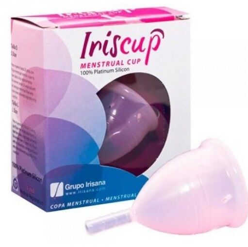 Iriscup-Kleiner Mestrual Cup Rosa + Geschenk-Sterilisator-Tasche · Oralsex & Körperspiele