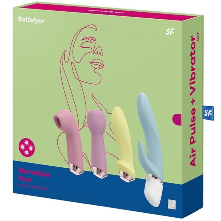 Satisfyer Vibrator-Marvelous Four Set mit Vibrator und Luft · Vibratoren (Bild 2)