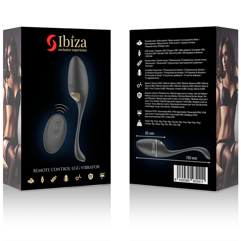 Ibiza Technology Leistungsstarke Vibrator Ei mit Fernbedienung-Silikon, 10 · Vibratoren (Bild 3)