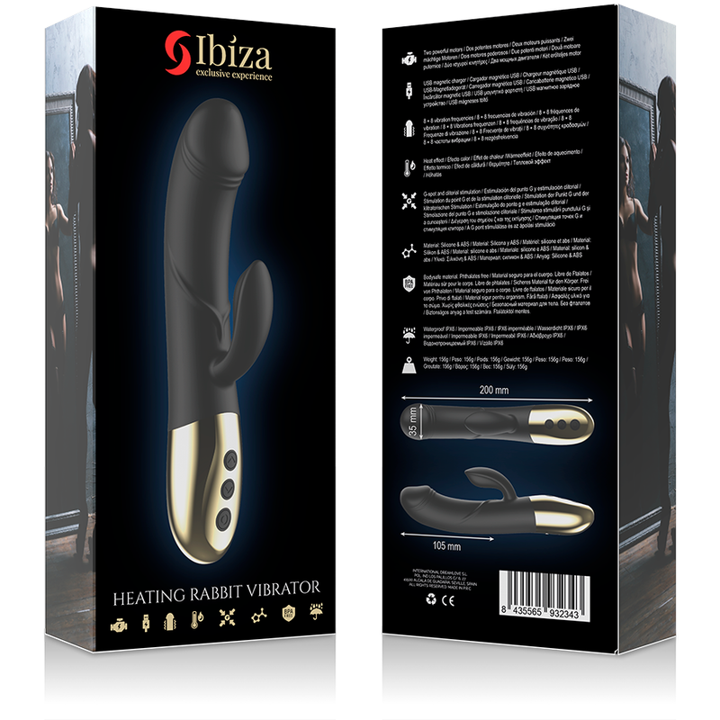 Ibiza Technology-Leistungsstarke anatomische Vibrator mit Rabbit-Silikon · Vibratoren (Bild 7)