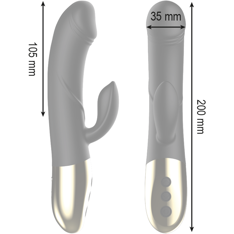 Ibiza Technology-Leistungsstarke anatomische Vibrator mit Rabbit-Silikon · Vibratoren (Bild 3)