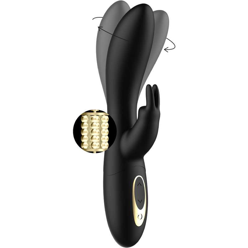 Ibiza Technology Leistungsstarker Perlmuttrotator mit Rabbit-Silikon, 5 · Vibratoren (Bild 2)