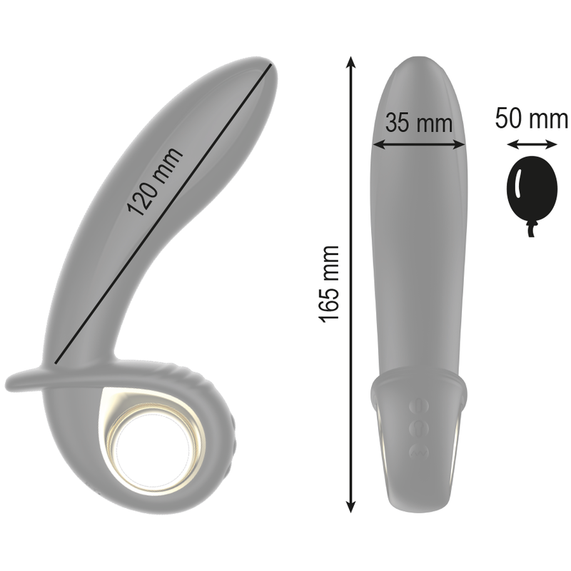 Ibiza Technology Vibrator Langlebig Fort Anal/Vaginal · Vibratoren (Bild 4)