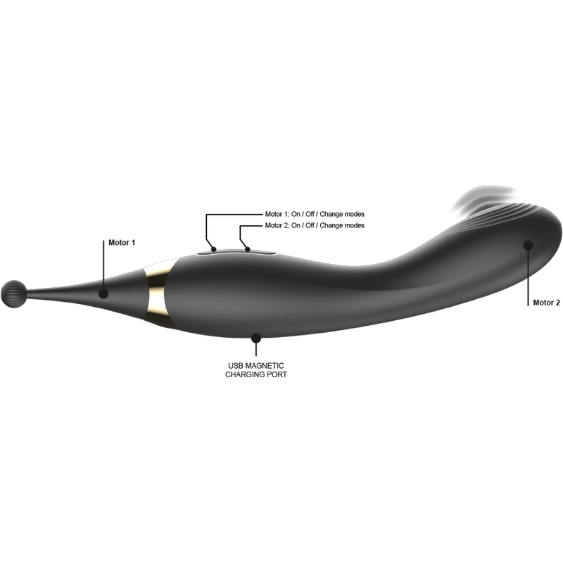Ibiza Technology Stimulator Wechselbare Klitoris und Vibrator · Vibratoren (Bild 5)