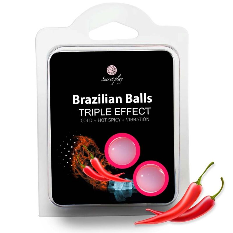 Secretplay Cosmetic-Set 2 Brazilian Balls Dreifach-Effekt
