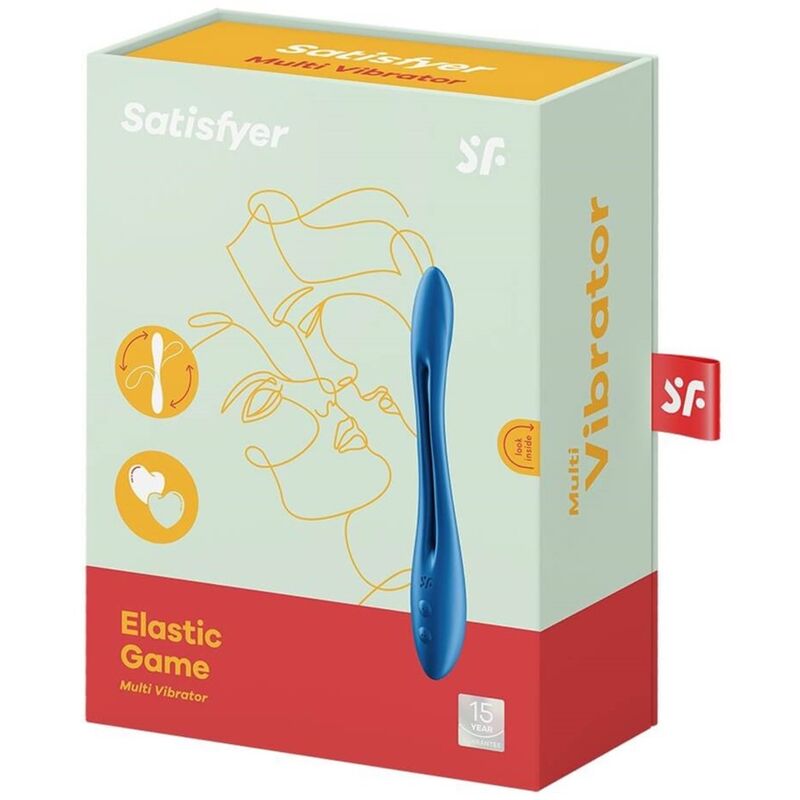 Satisfyer Vibrator-Elastic Game Multi Vibrator Blue-Silikon, 10 · Vibratoren (Bild 5)