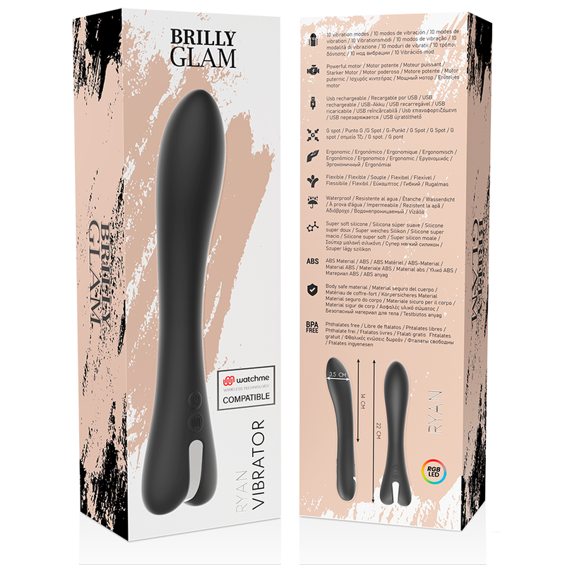 Brilly Glam-Ryan Vibrator + Watchme Fernbedienung-Silikon, 10 Geschwindigkeiten · Vibratoren (Bild 8)