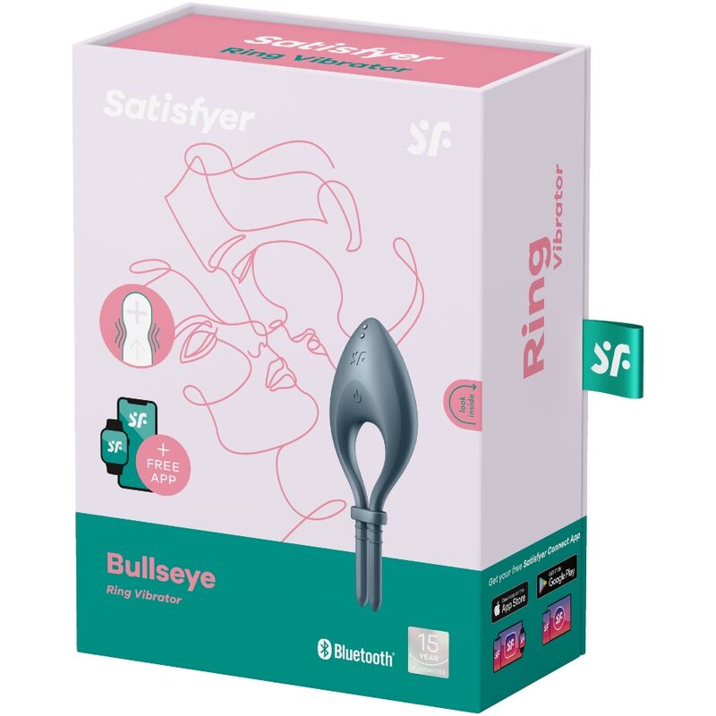 Satisfyer Ring-Bullseye Ring Vibrator mit App, Silikon · Vibratoren (Bild 6)