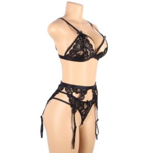 Subblime-Set 3 Teile BH + Strumpfband + Tanga · Spicy Dessous & Bodystockings (Bild 9)